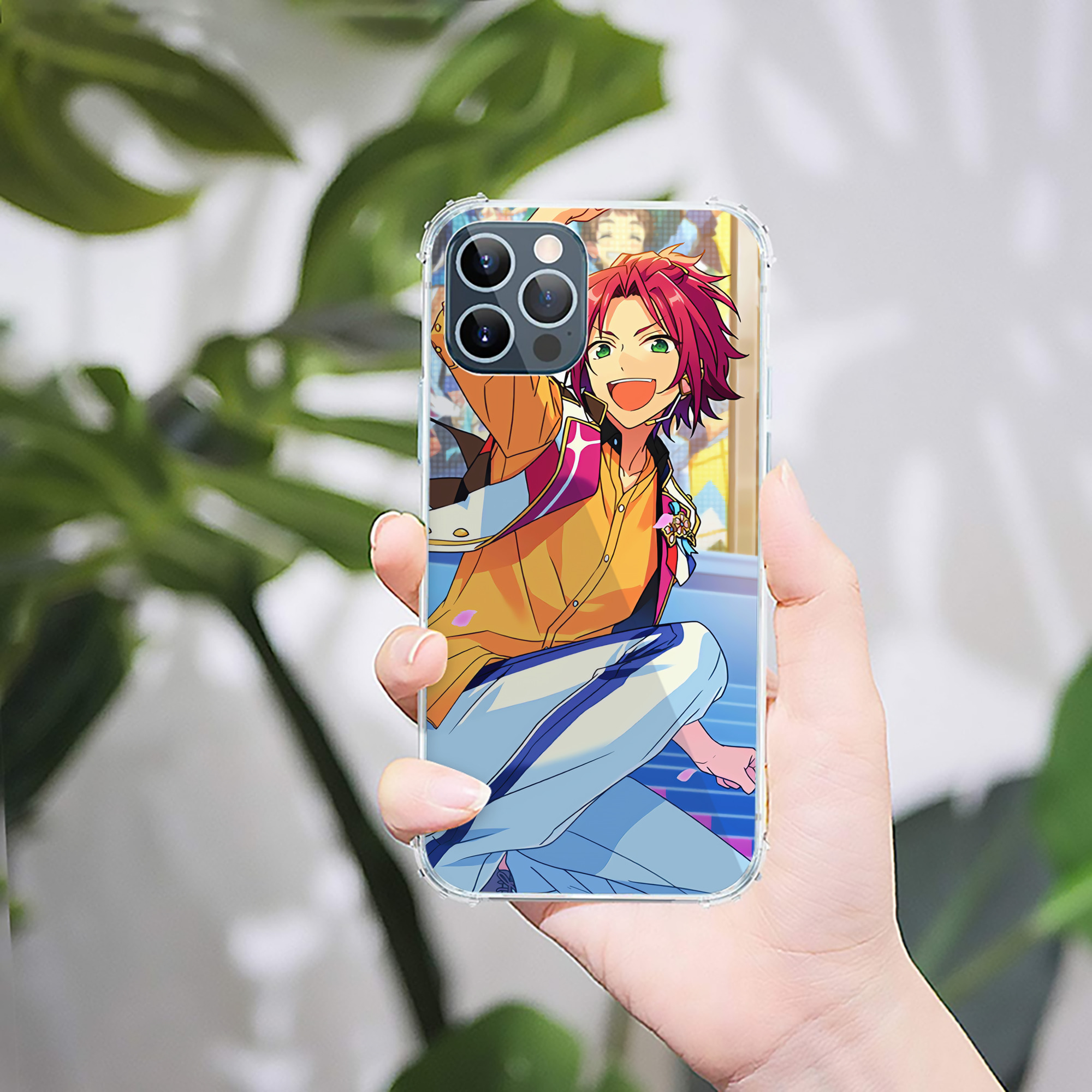 （画像用） あんさんぶるスターズ! Ensemble Stars 【iPhone 12シリーズ対応】透明スマホケース（クリアソフトケース）